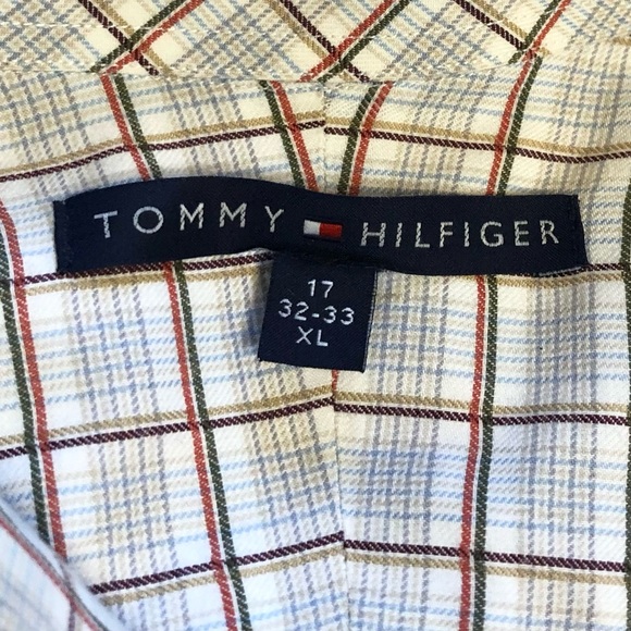 Tommy Hilfiger Plaid Button Down Shirt Size XL - Picture 5 of 6